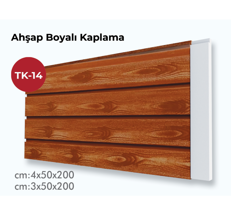 TK-14 Ahşap Boyalı Kaplama